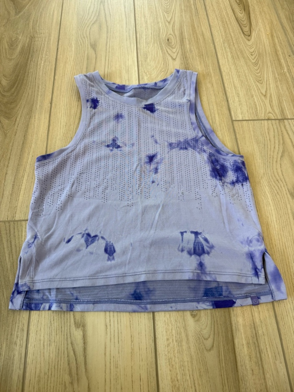 Lululemon Train to Be Tank Top - Rain Stripe Marble Dye Charged Indigo - Picture 4 of 6